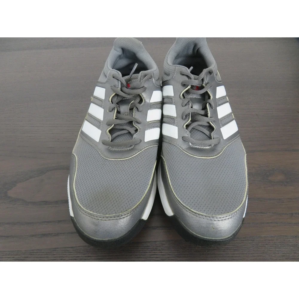 Adidas Tech Response 2.0 Golf Shoes Mens 9 Gray Golf Spiked Sneakers EE9123